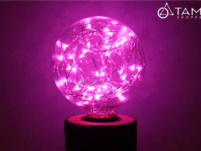 Bóng đèn Edison đom đóm sợi Fairy light Hồng